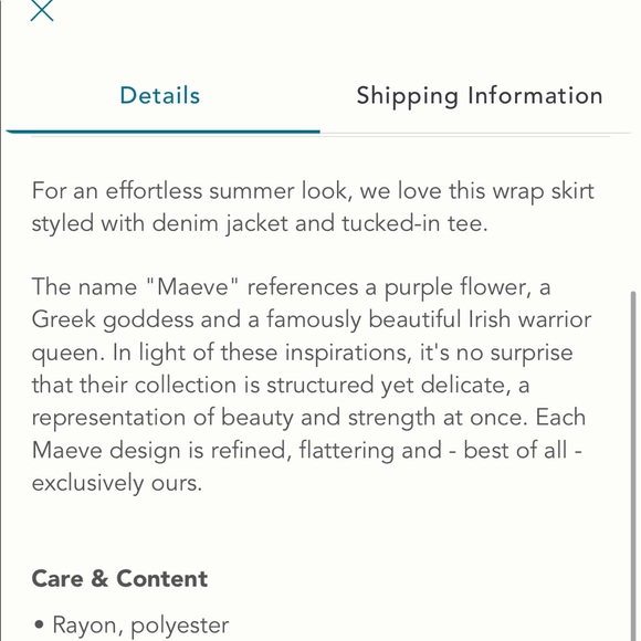 Maeve Corvo Wrap Skirt - Picture 5 of 6